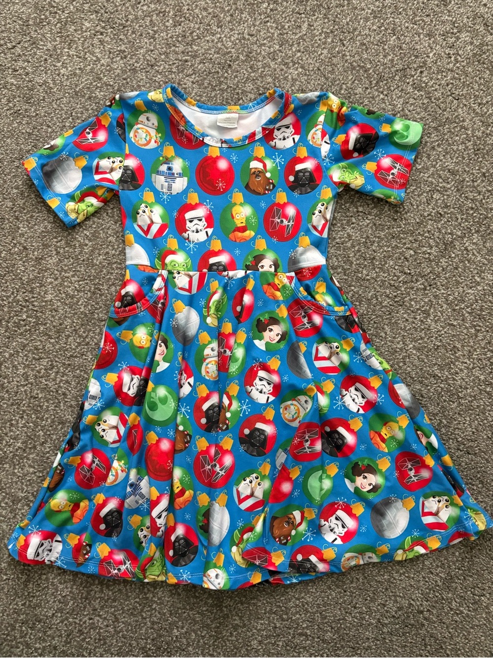 Star Wars Christmas Ornament Dress | Girls Size 7/8